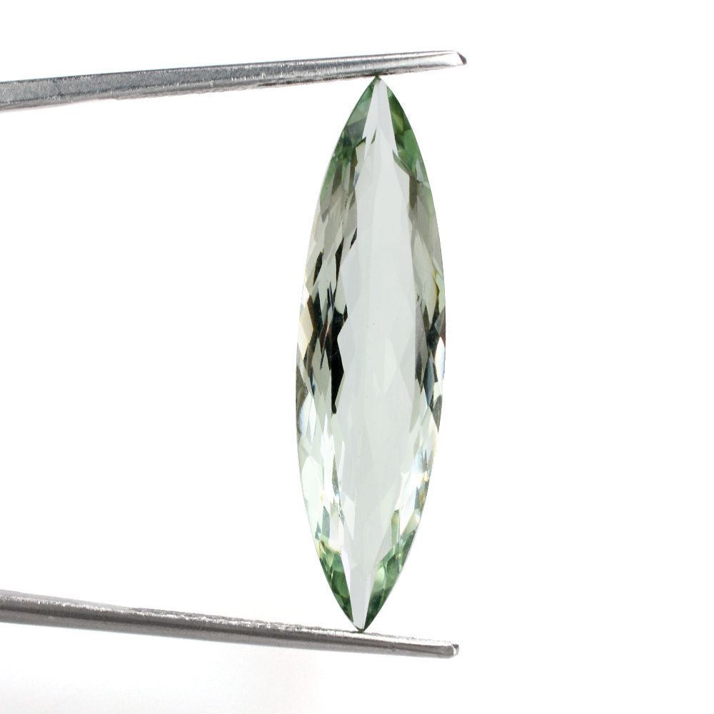 GREEN AMETHYST CUT MARQUISE 30X8MM 6.70 Cts.