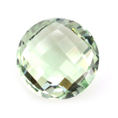 GREEN AMETHYST BRIOLETTE ROUND 18MM 17.68 Cts.