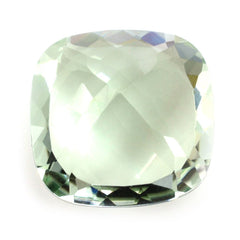 GREEN AMETHYST CUT CUSHION 16MM 14.20 Cts.
