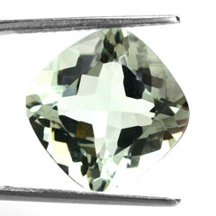 GREEN AMETHYST CUT CUSHION 16MM 14.20 Cts.