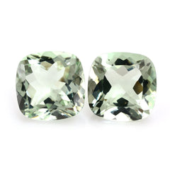 GREEN AMETHYST CUT CUSHION 16MM 14.20 Cts.