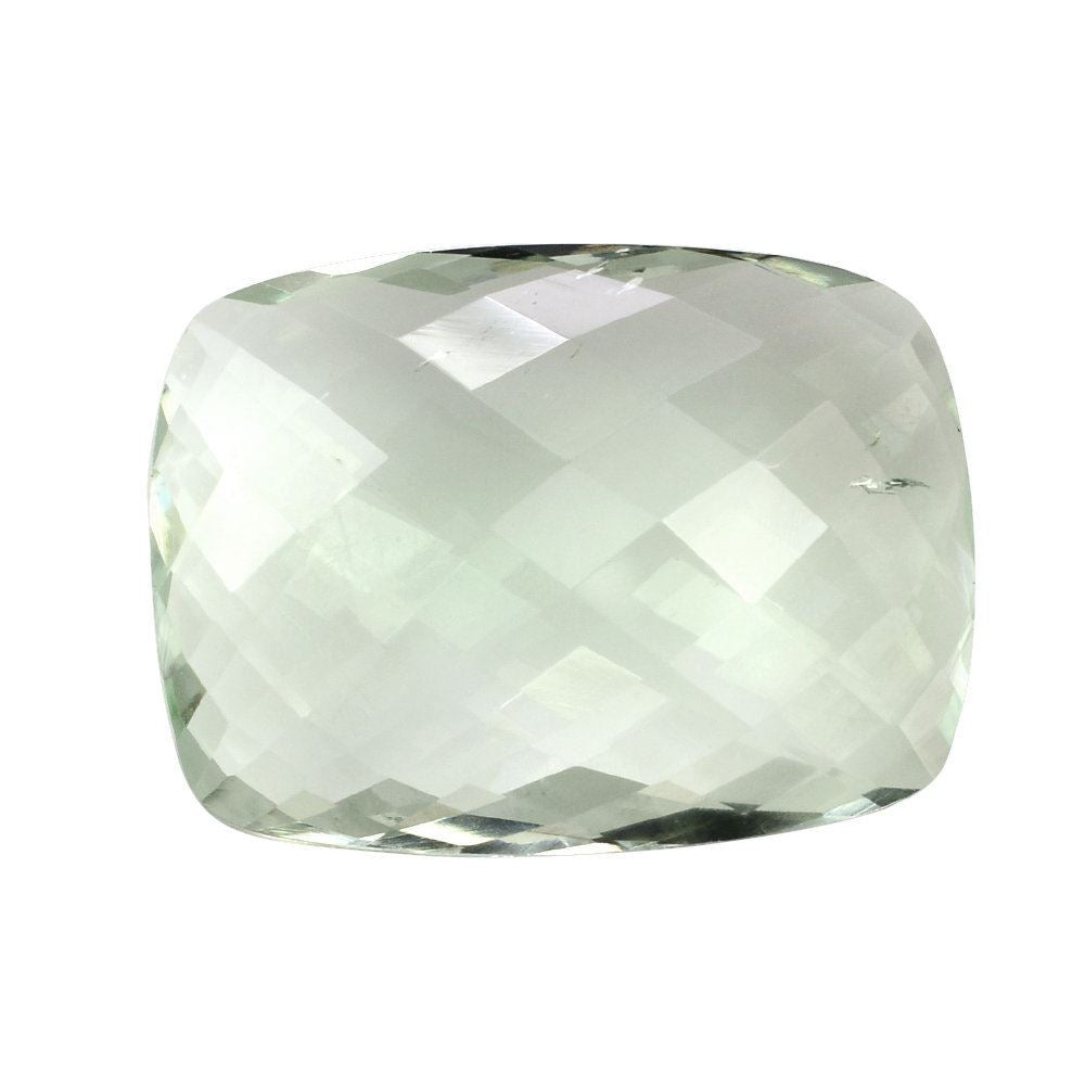 GREEN AMETHYST BRIOLETTE CUSHION (SI) 24X18MM 24.75 Cts.