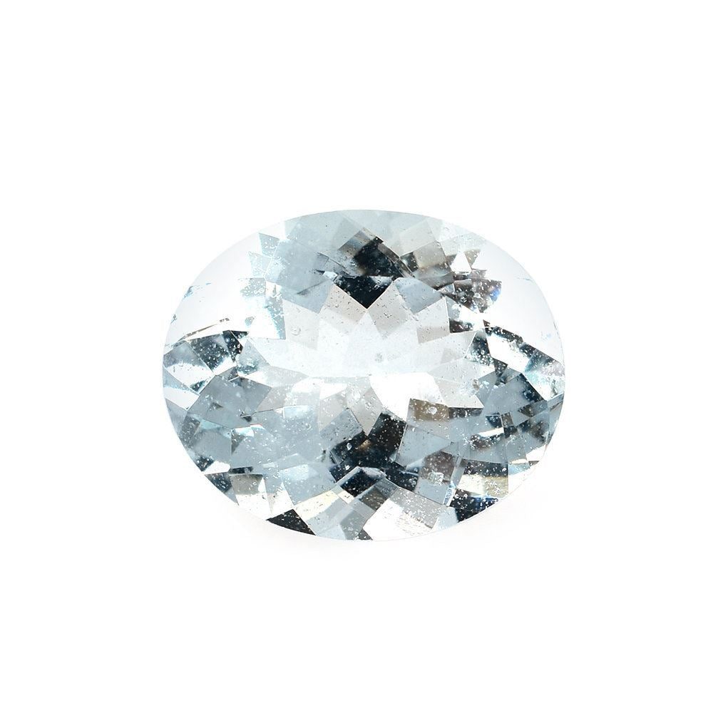 GREEN AQUAMARINE CUT OVAL (HI) 12X10MM 4.05 Cts.