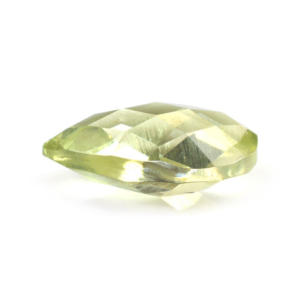 GREEN AQUAMARINE BRIOLETTE PEAR 17X12MM 8.00 Cts.