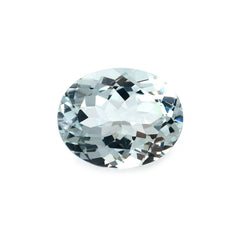 GREEN AQUAMARINE CUT OVAL 10X8MM 2.50 Cts.