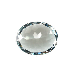 GREEN AQUAMARINE CUT OVAL 10X8MM 2.50 Cts.