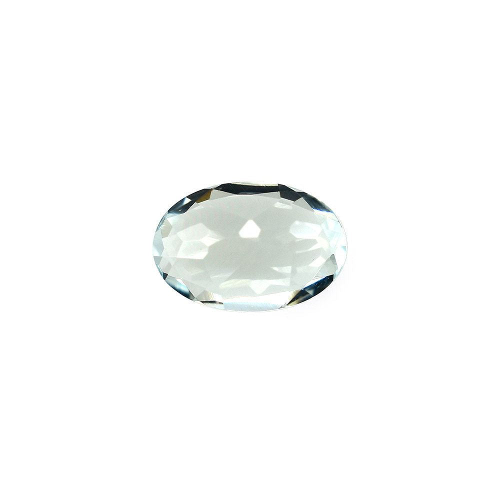 GREEN AQUAMARINE CUT OVAL (SI) 6X4MM 0.40 Cts.