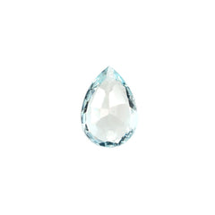 GREEN AQUAMARINE CUT PEAR 6X4MM 0.38 Cts.