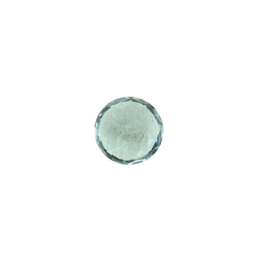 GREEN AQUAMARINE CUT ROUND (HI) 6.50MM 1.04 Cts.