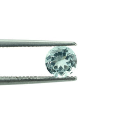 GREEN AQUAMARINE CUT ROUND (HI) 6.50MM 1.04 Cts.