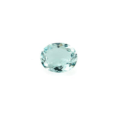 GREEN AQUAMARINE CUT OVAL (SI) 11X9MM 2.62 Cts.