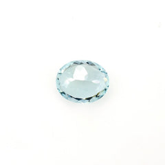 GREEN AQUAMARINE CUT OVAL (SI) 11X9MM 2.62 Cts.