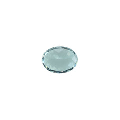 GREEN AQUAMARINE CUT OVAL (SI) 8X6MM 1.02 Cts.