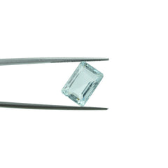 GREEN AQUAMARINE STEP CUT OCTAGON (C/SI) 13X9MM 6.48 Cts.