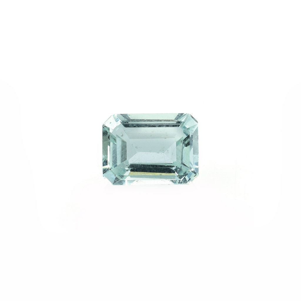 GREEN AQUAMARINE CUT OCTAGON (SI) 8X6MM 1.49 Cts.