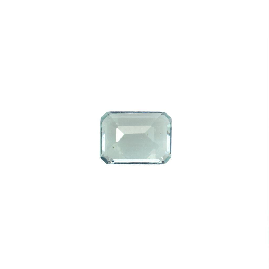 GREEN AQUAMARINE CUT OCTAGON (SI) 8X6MM 1.49 Cts.