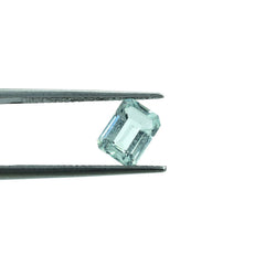 GREEN AQUAMARINE CUT OCTAGON (SI) 8X6MM 1.49 Cts.