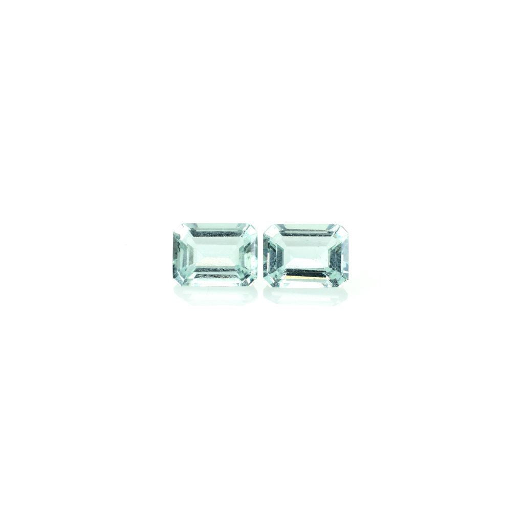 GREEN AQUAMARINE CUT OCTAGON (SI) 8X6MM 1.49 Cts.