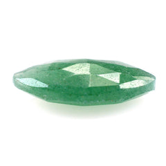 GREEN AVENTURINE ROSE CUT BRIOLETTE IRREGULAR ONION SHAPE (MEDIUM) 14X9MM 2.78 Cts.