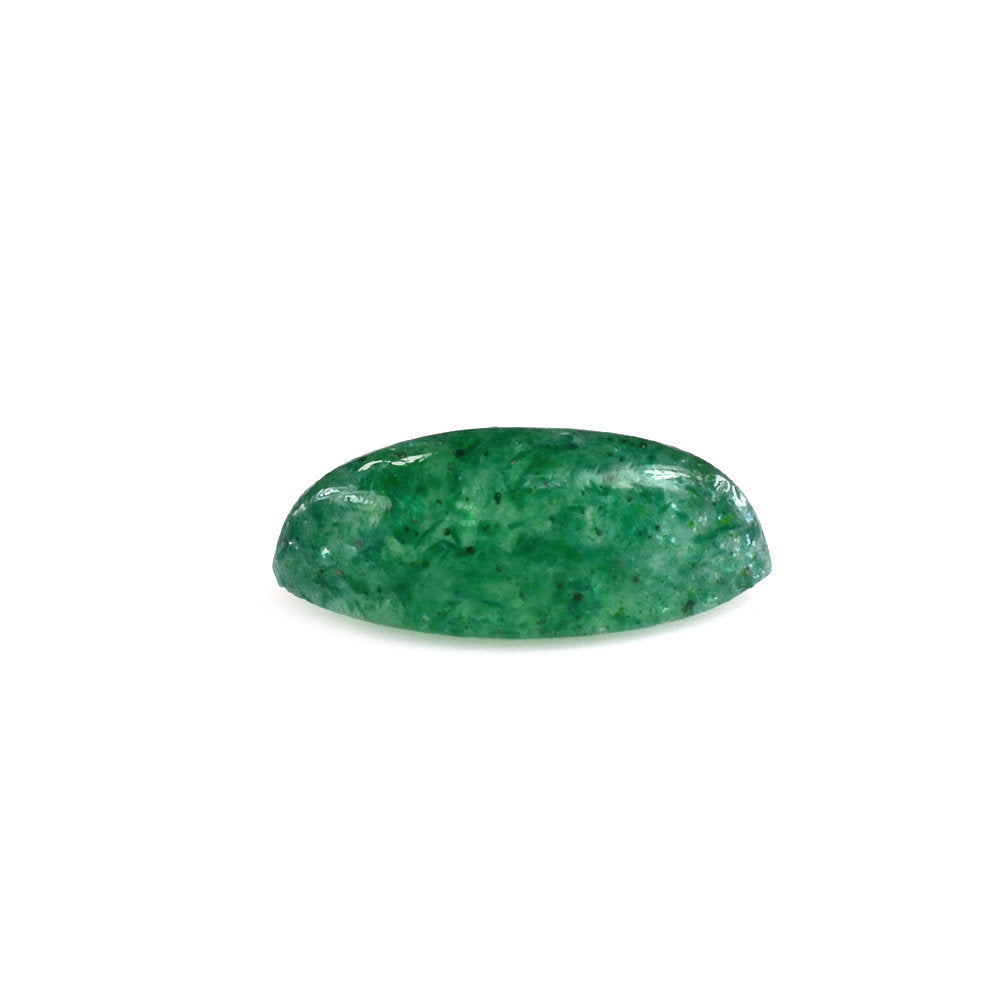 GREEN AVENTURINE MARQUISE CAB (WITH FROSTED BOTTOM) 7.90X3.60MM 0.55 Cts.