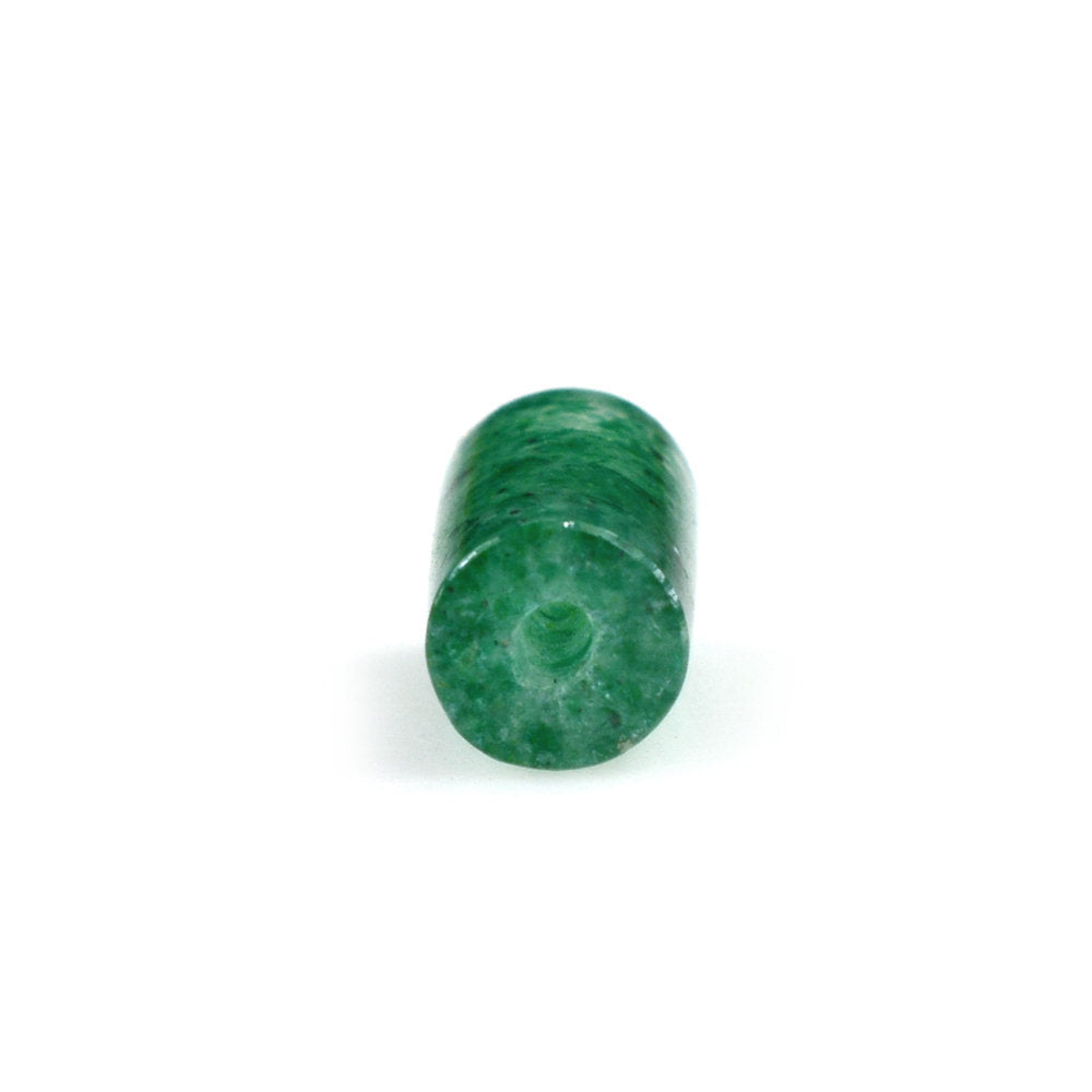 GREEN AVENTURINE PLAIN TUBE (FULL DRILL) 5X3MM 0.48 Cts.