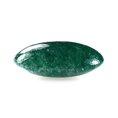 GREEN AVENTURINE PLAIN LENTIL OVAL (DARK) 14X10MM 4.95 Cts.