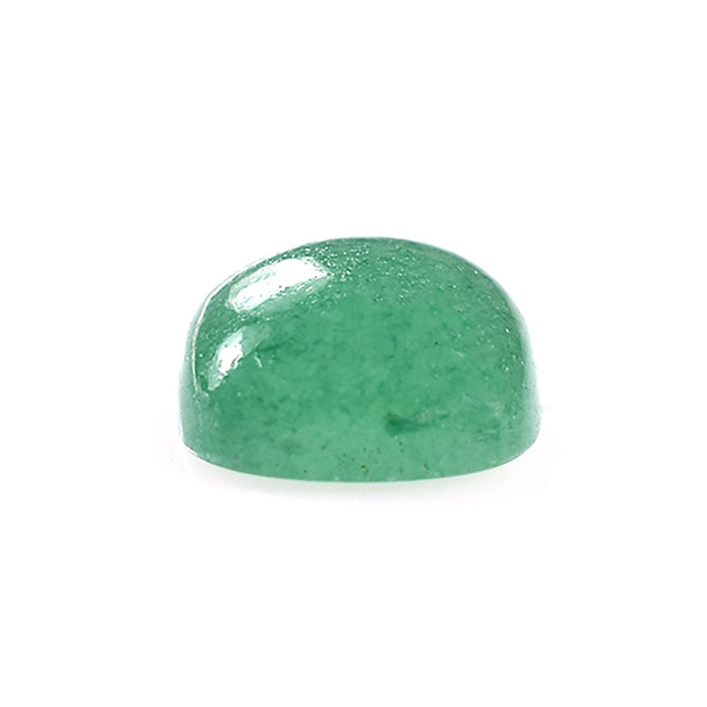 GREEN AVENTURINE PLAIN CUSHION CAB (MEDIUM) 10MM 4.20 Cts.