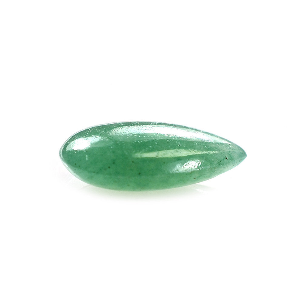 GREEN AVENTURINE PLAIN LENTIL PEAR 12X8.20MM 2.51 Cts.