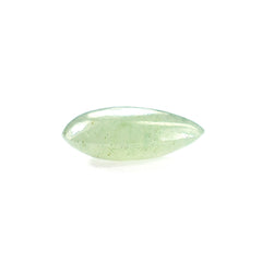 GREEN AVENTURINE PLAIN LENTIL PEAR (LIGHT) 9X6MM 1.16 Cts.