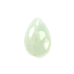 GREEN AVENTURINE PLAIN LENTIL PEAR (LIGHT) 9X6MM 1.16 Cts.