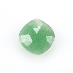 GREEN AVENTURINE QUARTZ ROSE CUT BRIOLETTE FANCY SHAPE (MEDIUM) 12MM 2.90 Cts.