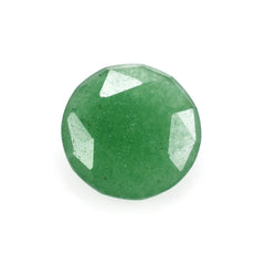 GREEN AVENTURINE QUARTZ ROSE CUT BRIOLETTE ROUND (MEDIUM) 12MM 3.90 Cts.