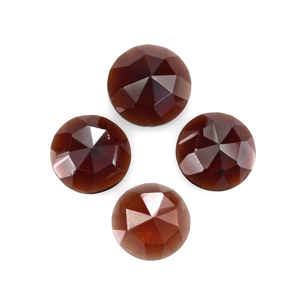 INDIAN GARNET ROSE CUT ROUND 6.50MM 0.99 Cts.