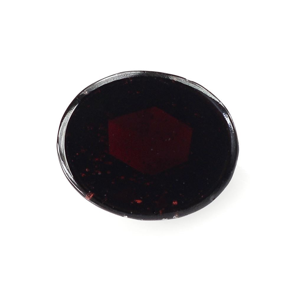 INDIAN GARNET ROSE TOP OVAL 11X9MM 5.04 Cts.