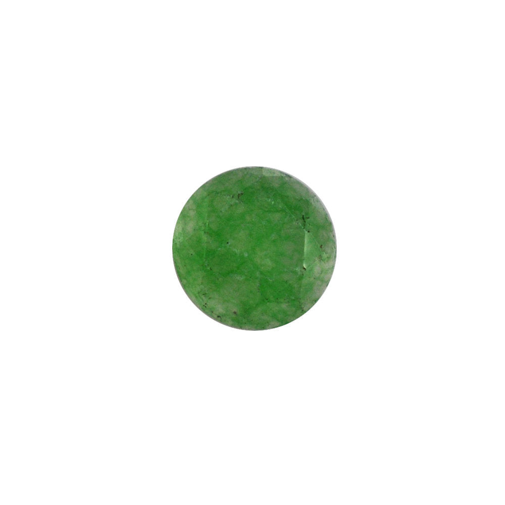 GREEN JADE TABLE CUT ROUND CAB 3.40MM 0.11 Cts.