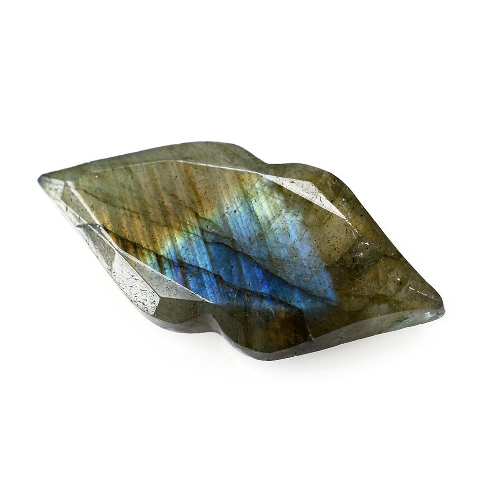 LABRADORITE BOTH SIDE TABLE CUT LIPS 24X11MM 7.22 Cts.