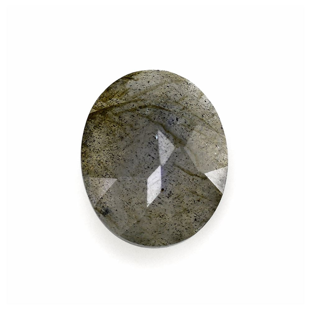 LABRADORITE CHECKER CUT OVAL 11X9MM 3.2 Cts.