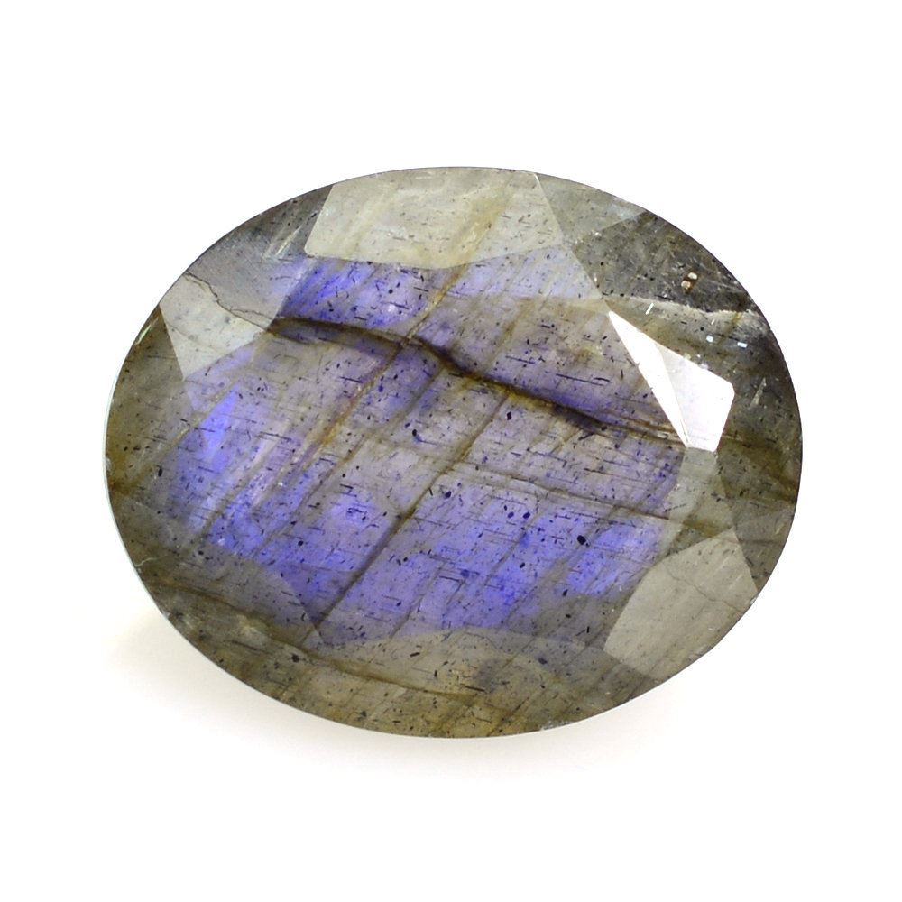 GREY LABRADORITE CUT OVAL (SUPER) 11X9MM 3.27 Cts.