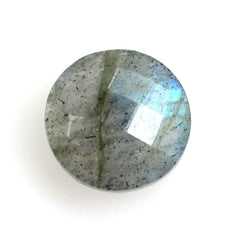 GREY LABRADORITE BRIOLETTE ROUND 8MM 1.70 Cts.