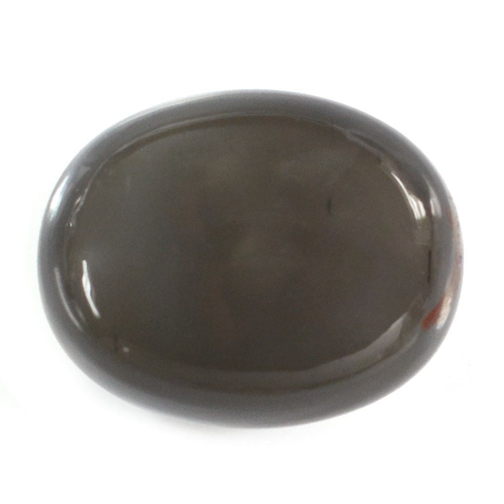 GREY MOONSTONE OLIVE (HALF DRILL) 15X12MM 11.66 Cts.