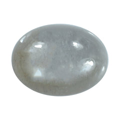 GREY MOONSTONE PLAIN OVAL CAB (SILVER GREY MEDIUM)16.00X12.00 MM 8.49 Cts.