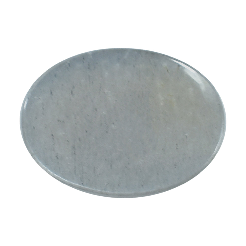 GREY MOONSTONE PLAIN OVAL CAB (SILVER GREY MEDIUM)16.00X12.00 MM 8.49 Cts.