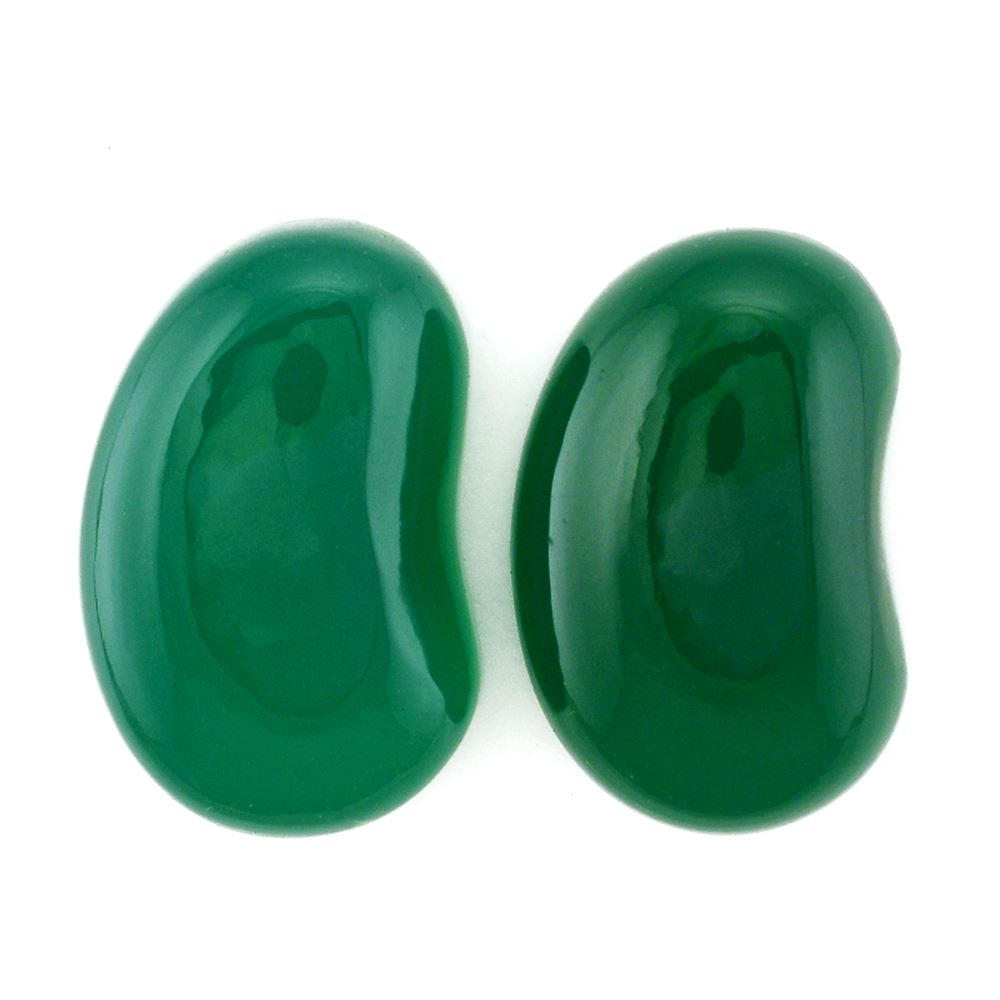 GREEN ONYX MANGO SHAPE 24.50X15MM 22.14 Cts.