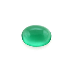 GREEN ONYX OVAL CAB 4X3MM 0.16 Cts.