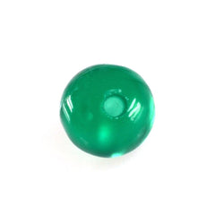 GREEN ONYX PLAIN BALLS (HALF DRILL 0.80) 4MM 0.45 Cts.