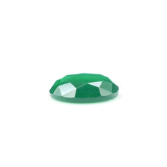 GREEN ONYX TABLE CUT ROUND CAB 6MM 0.45 Cts.