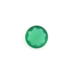 GREEN ONYX TABLE CUT ROUND CAB 4.50MM 0.21 Cts.