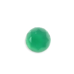 GREEN ONYX TABLE CUT ROUND CAB 4.25MM 0.15 Cts.