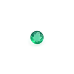 GREEN ONYX TABLE CUT ROUND CAB 2MM 0.03 Cts.