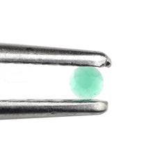 GREEN ONYX TABLE CUT ROUND CAB 2MM 0.03 Cts.